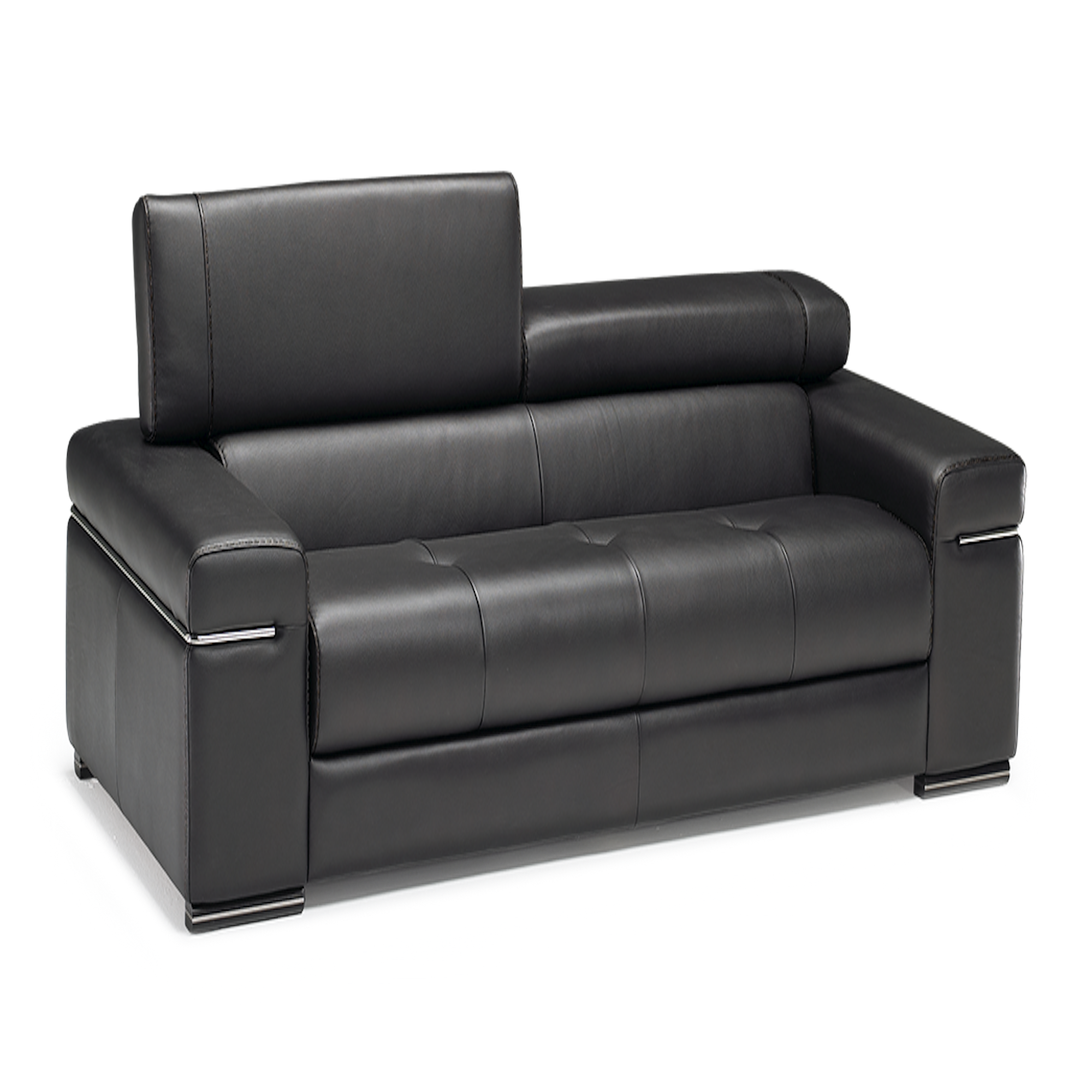 Natuzzi leather 2024 sofa bed