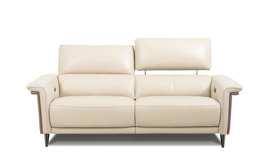 Jay Two-Tone Power Leather Sofa