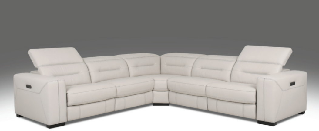 Antonio Leather Power Sectional