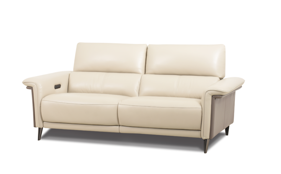 Jay Two-Tone Power Leather Sofa