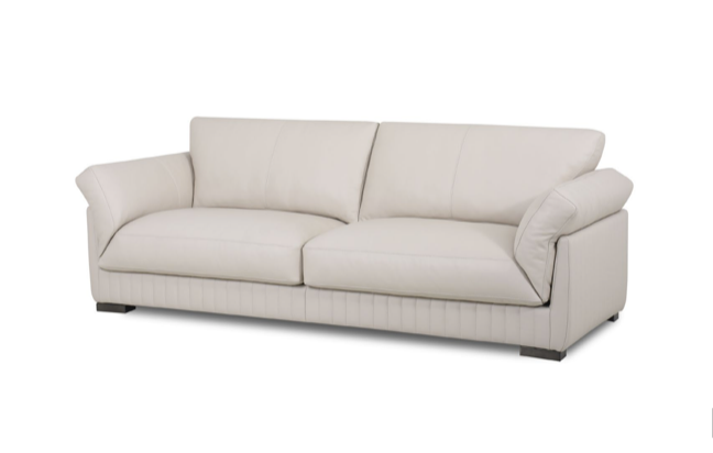 Domino Leather Sofa + Loveseat