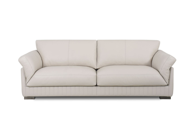 Domino Leather Sofa + Loveseat