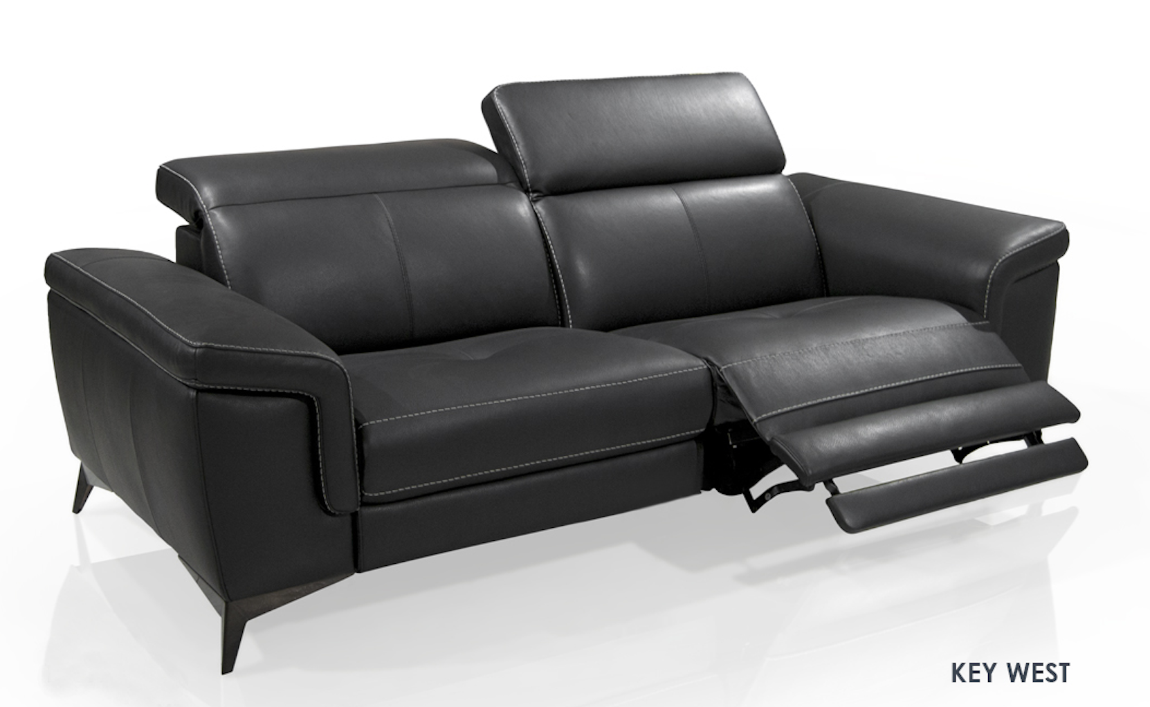 Keywest Leather Recliner Sofa + Loveseat