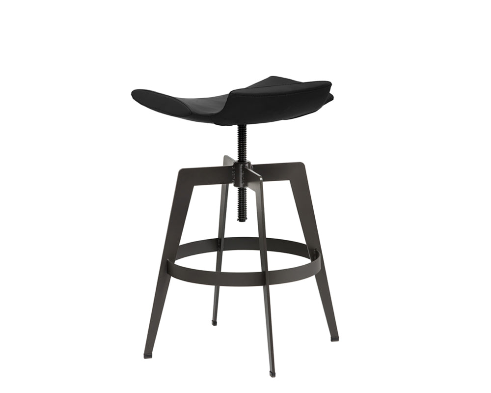 Bancroft Adjustable Stool - Onyx