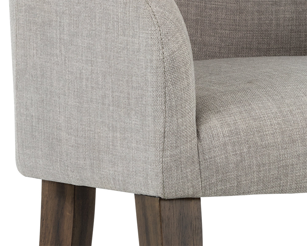 Nellie Dining Armchair - Arena Cement