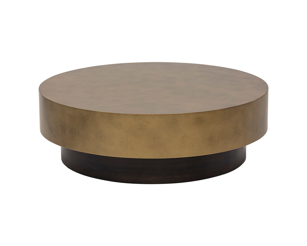 Bernaby Coffee Table - Antique Brass