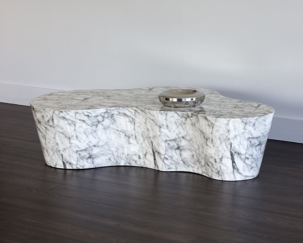 Ava Coffee Table - Marble Look