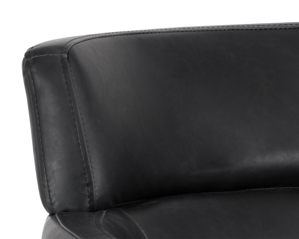 Bloor Lounge Chair - Coal Black