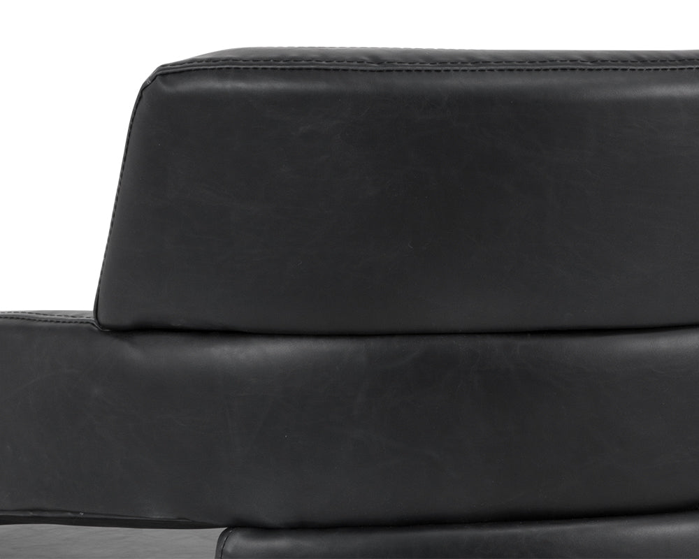 Bloor Lounge Chair - Coal Black