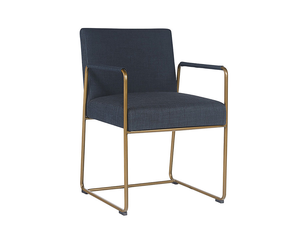 Balford Dining Armchair - Arena Navy