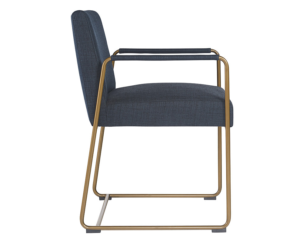 Balford Dining Armchair - Arena Navy