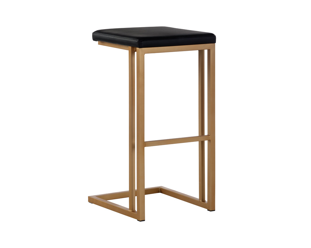 Boone Barstool - Champagne Gold - Onyx