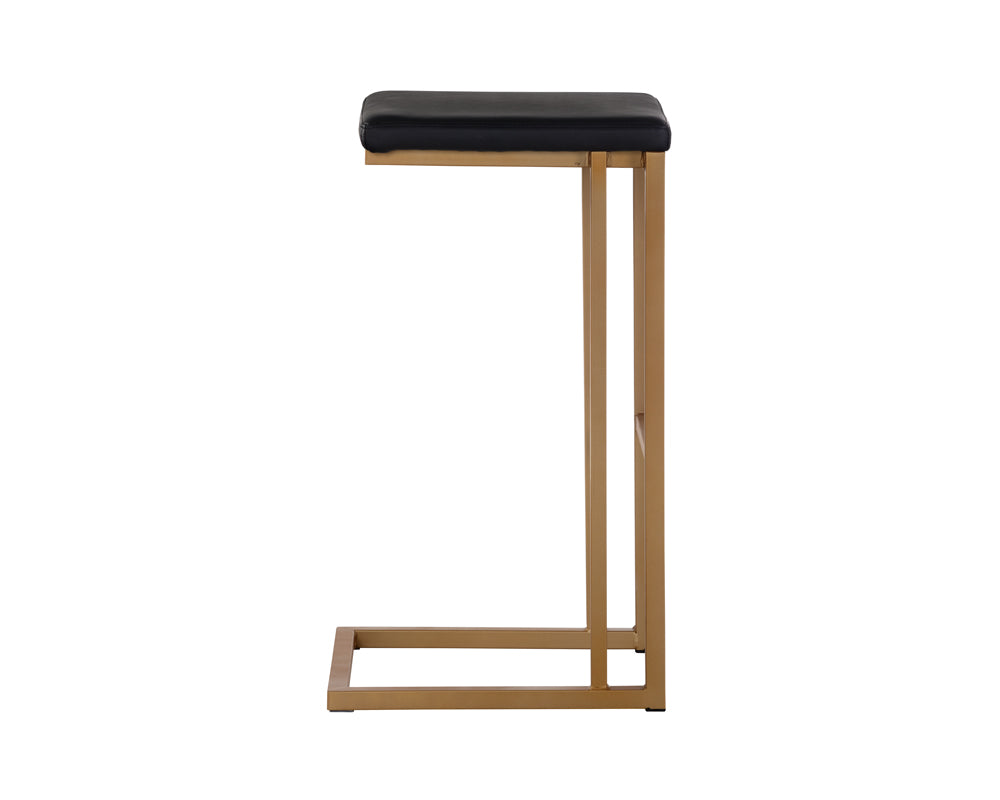 Boone Barstool - Champagne Gold - Onyx