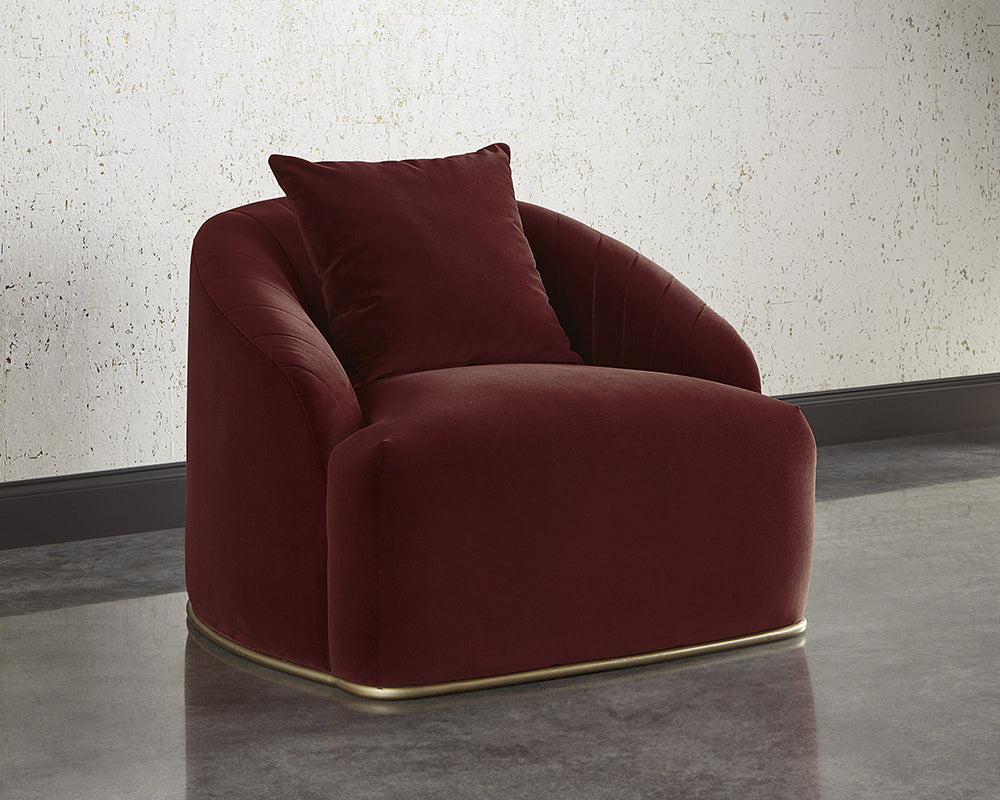 Astrid Armchair - Merlot