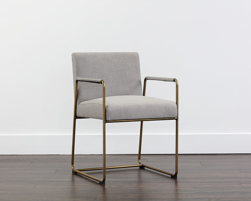 Balford Dining Armchair - Arena Cement