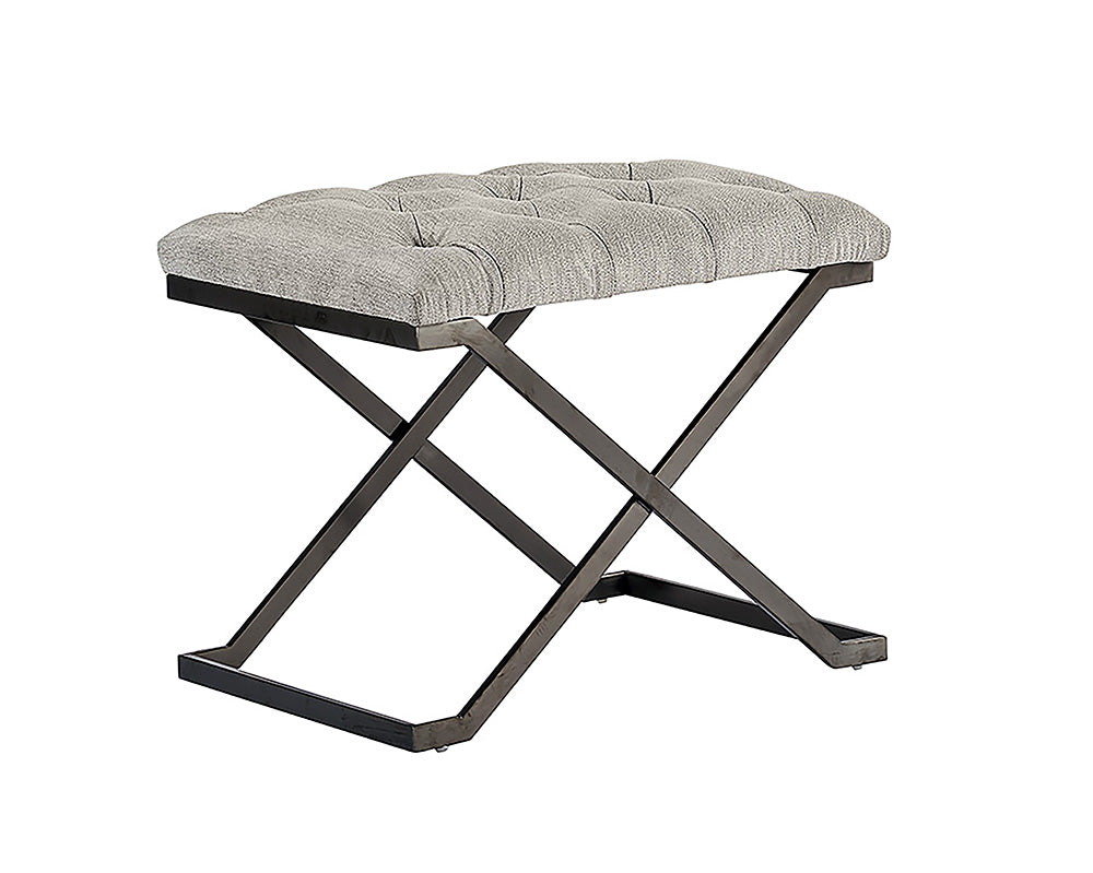 Coral Stool - Gunmetal - Polo Club Stone