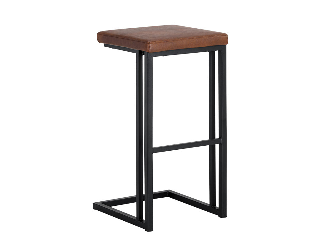 Boone Barstool - Black - Bravo Cognac