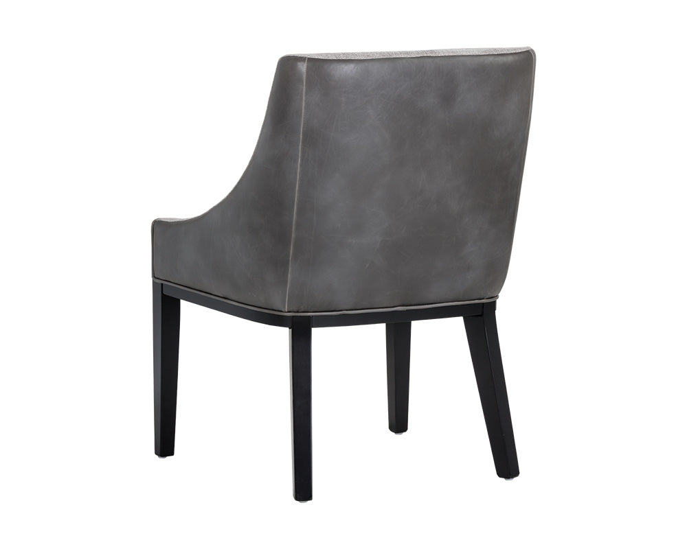 Aurora Dining Armchair - Polo Club Stone / Overcast Grey