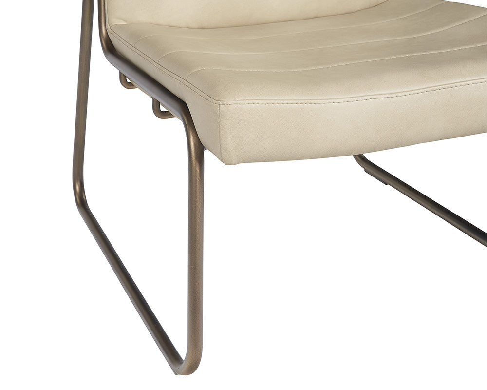 Anton Lounge Chair - Bravo Cream