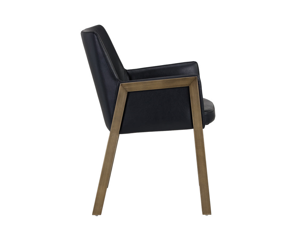 Bernadette Dining Armchair - Bravo Black