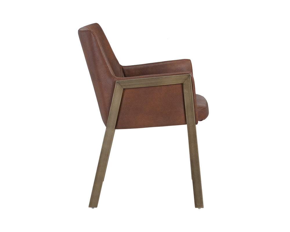 Bernadette Dining Armchair - Bravo Cognac