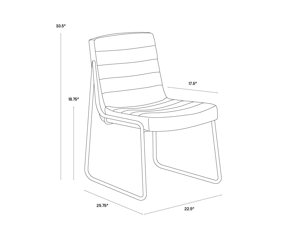 Anton Dining Chair - Bravo Cream