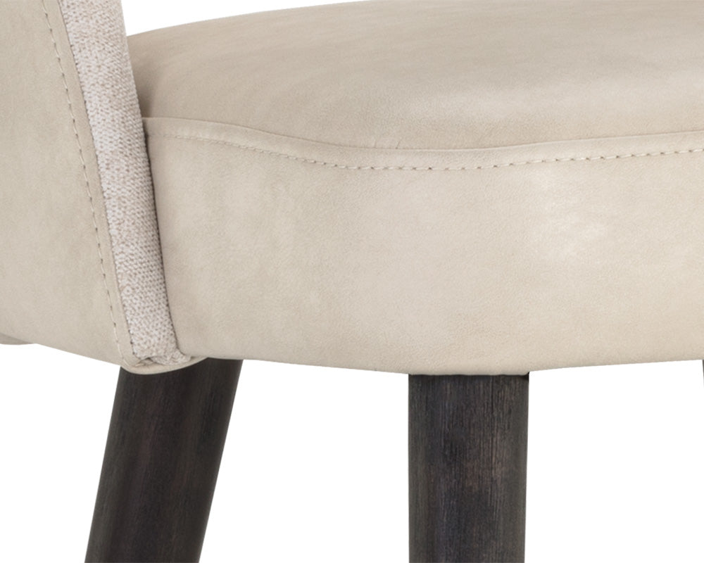 Monae Barstool - Bravo Cream / Polo Club Muslin