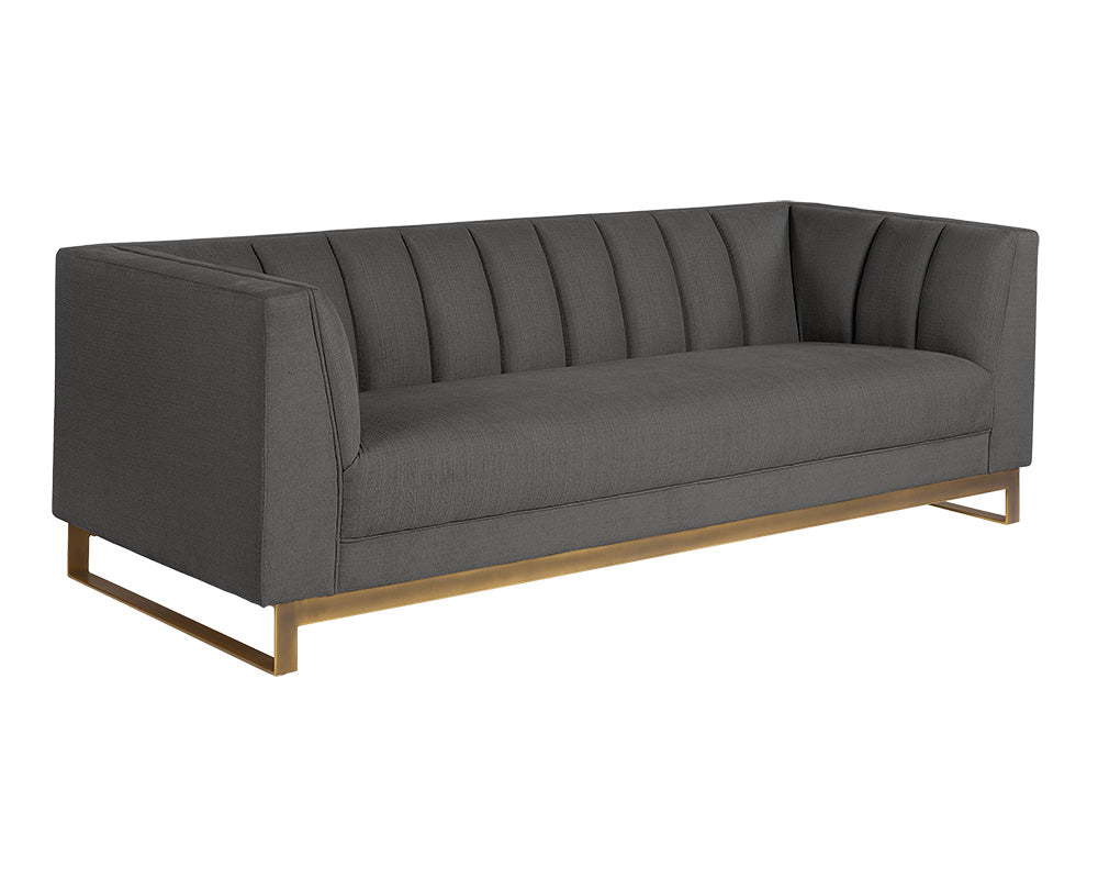 Parker Sofa - Zenith Graphite Grey