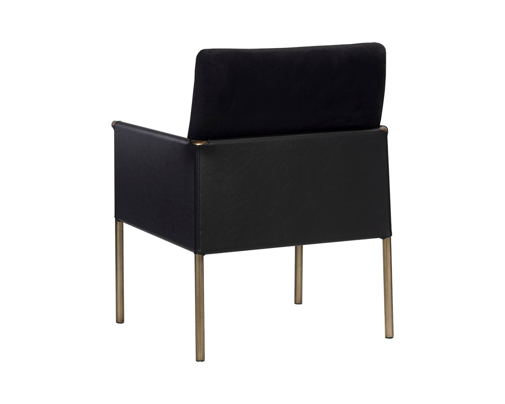 Bellevue Lounge Chair - Abbington Black / Bravo Black