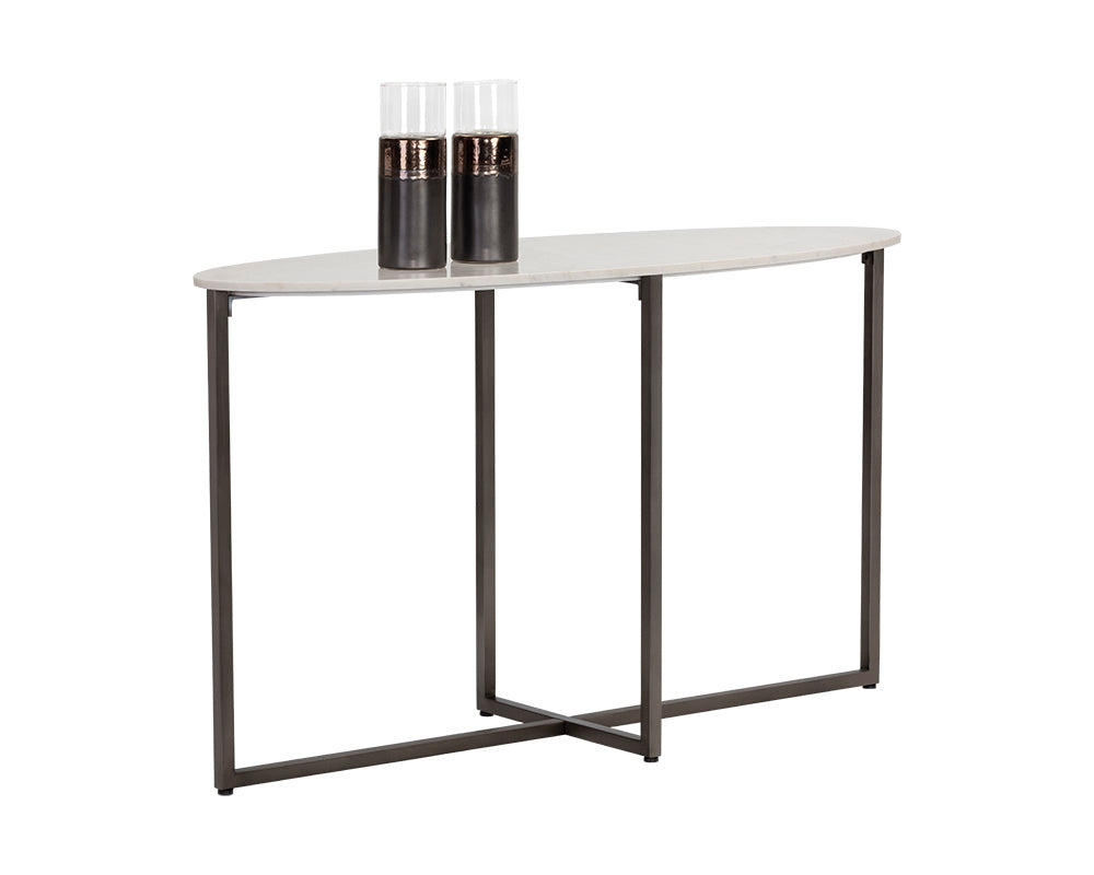 Kiara Console Table - Oval