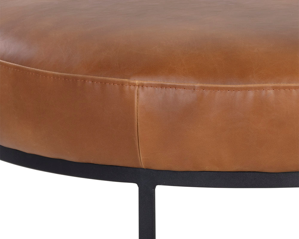 Elgin Ottoman - Tobacco Tan