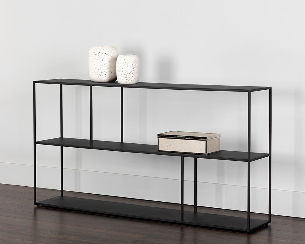 Eiffel Low Bookcase - Large - Black