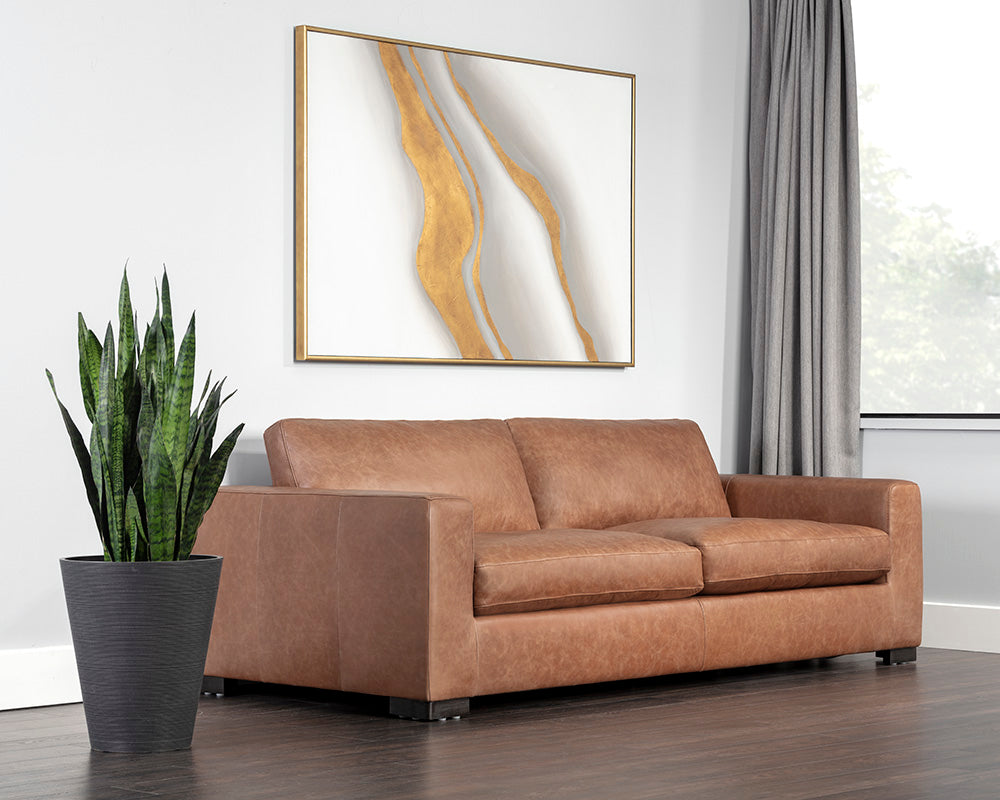 Baylor Sofa - Marseille Camel Leather