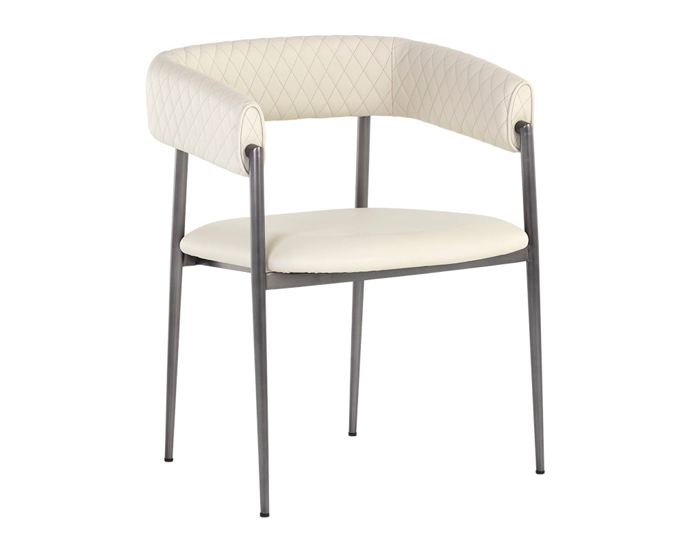 Berlin Dining Armchair - Dillon Cream