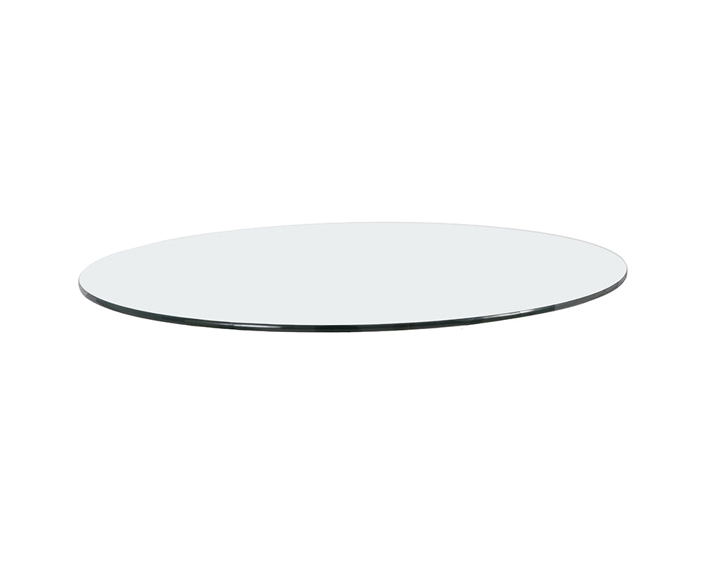 Glass Dining Table Top - Round - Clear - 59"