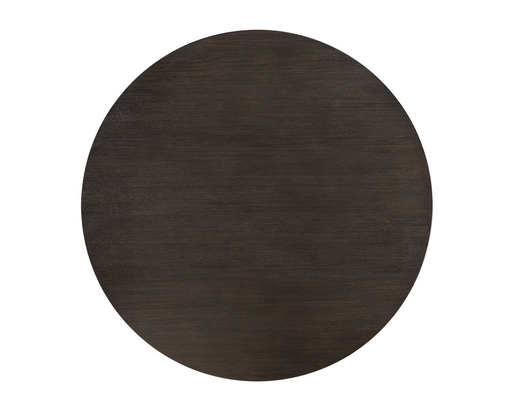 Cypher Dining Table Top - Wood - Dark Brown - 55"