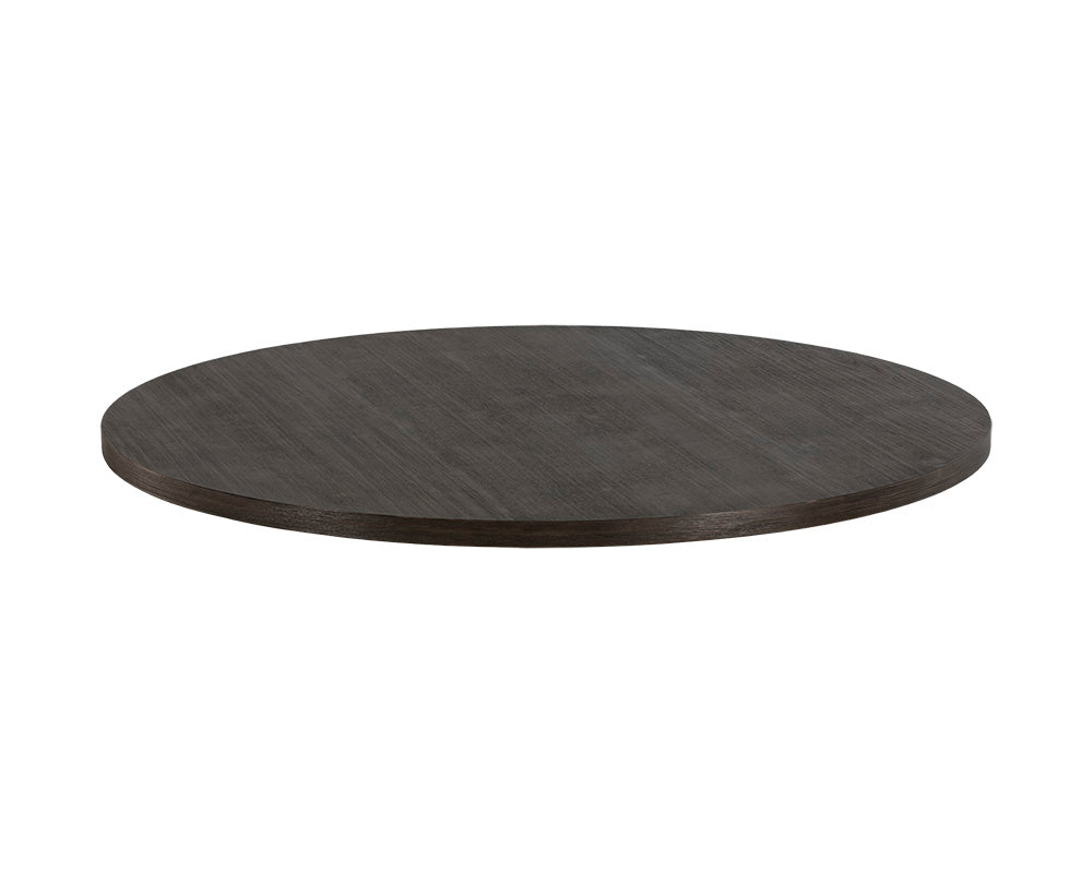 Cypher Dining Table Top - Wood - Dark Brown - 55"