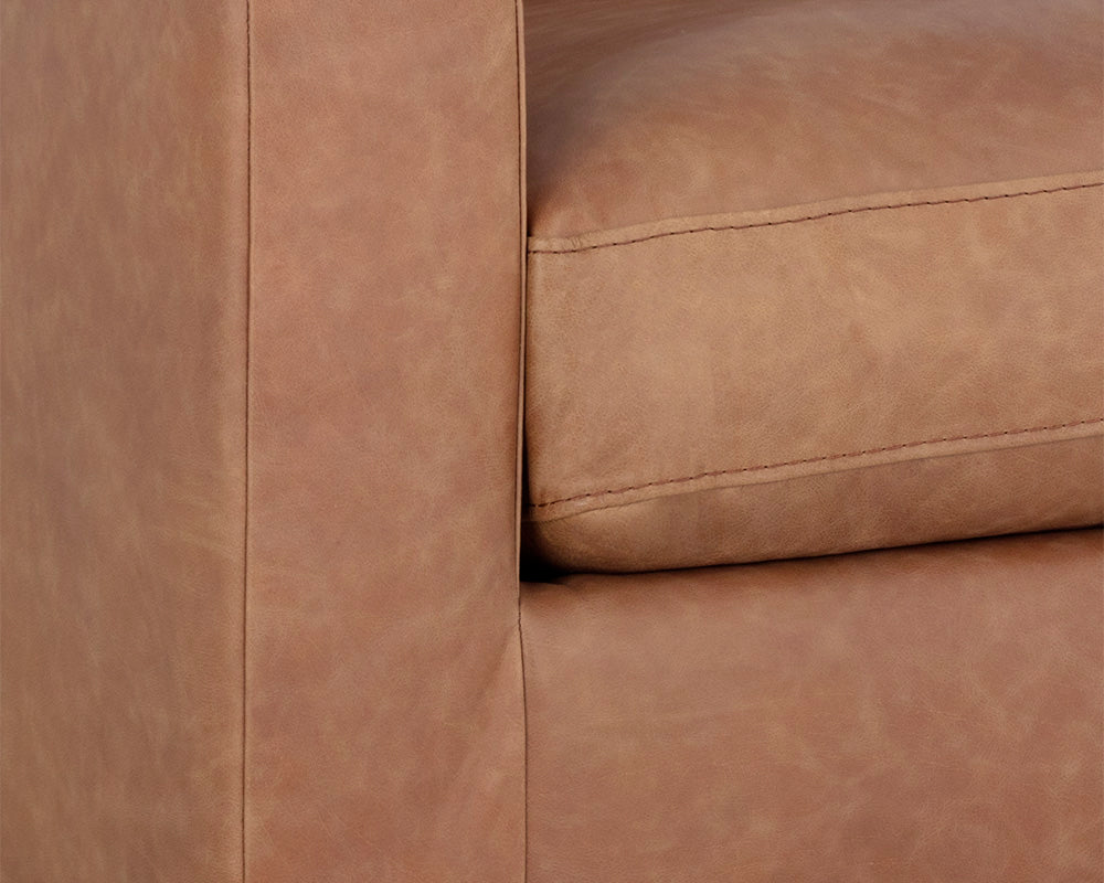 Baylor Armchair - Marseille Camel Leather