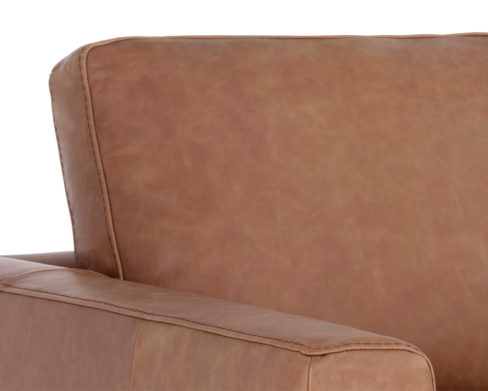 Baylor Armchair - Marseille Camel Leather