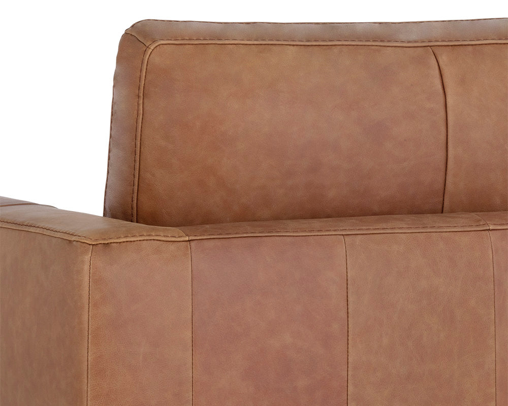 Baylor Armchair - Marseille Camel Leather