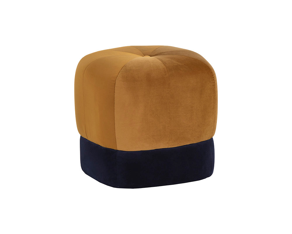 Esti Ottoman - Gold Sky / Abbington Navy