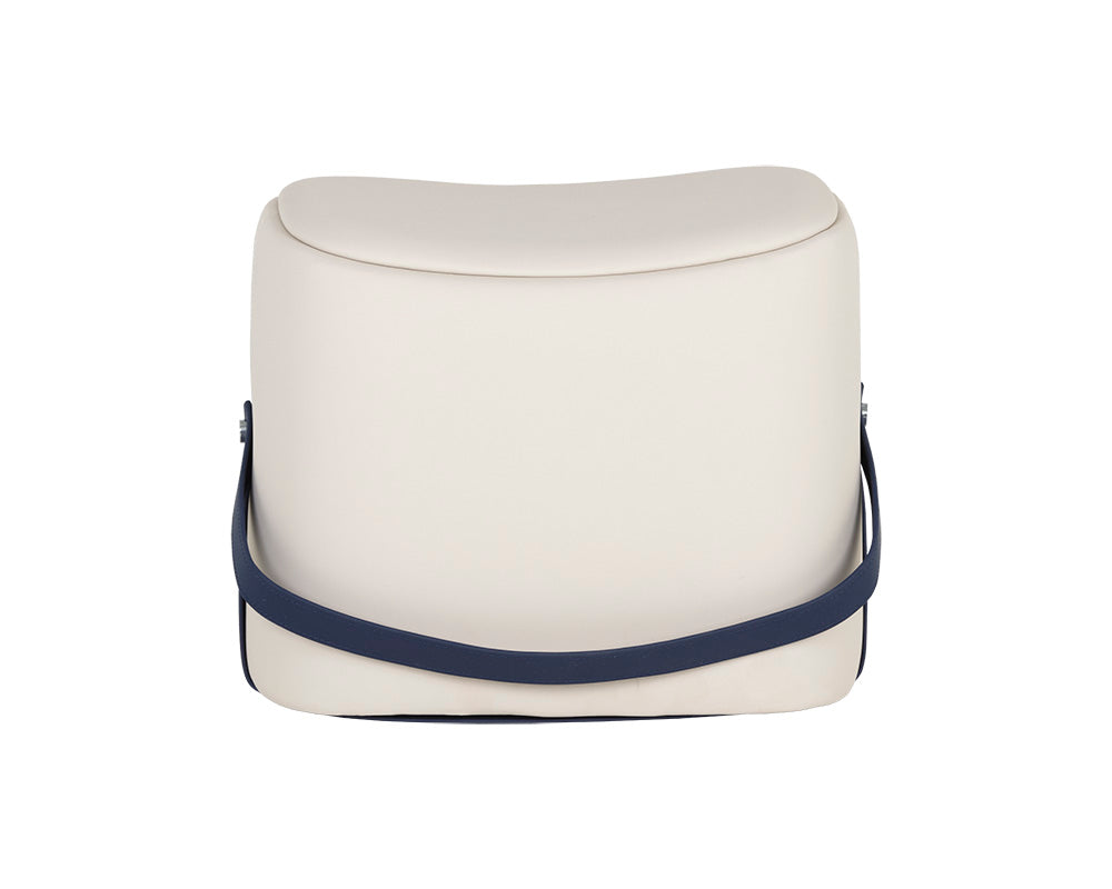 Esma Ottoman - Beige / Navy