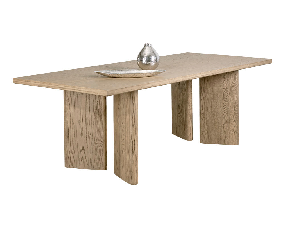 Giulietta Dining Table - Rectangular - Weathered Oak - 90.5"