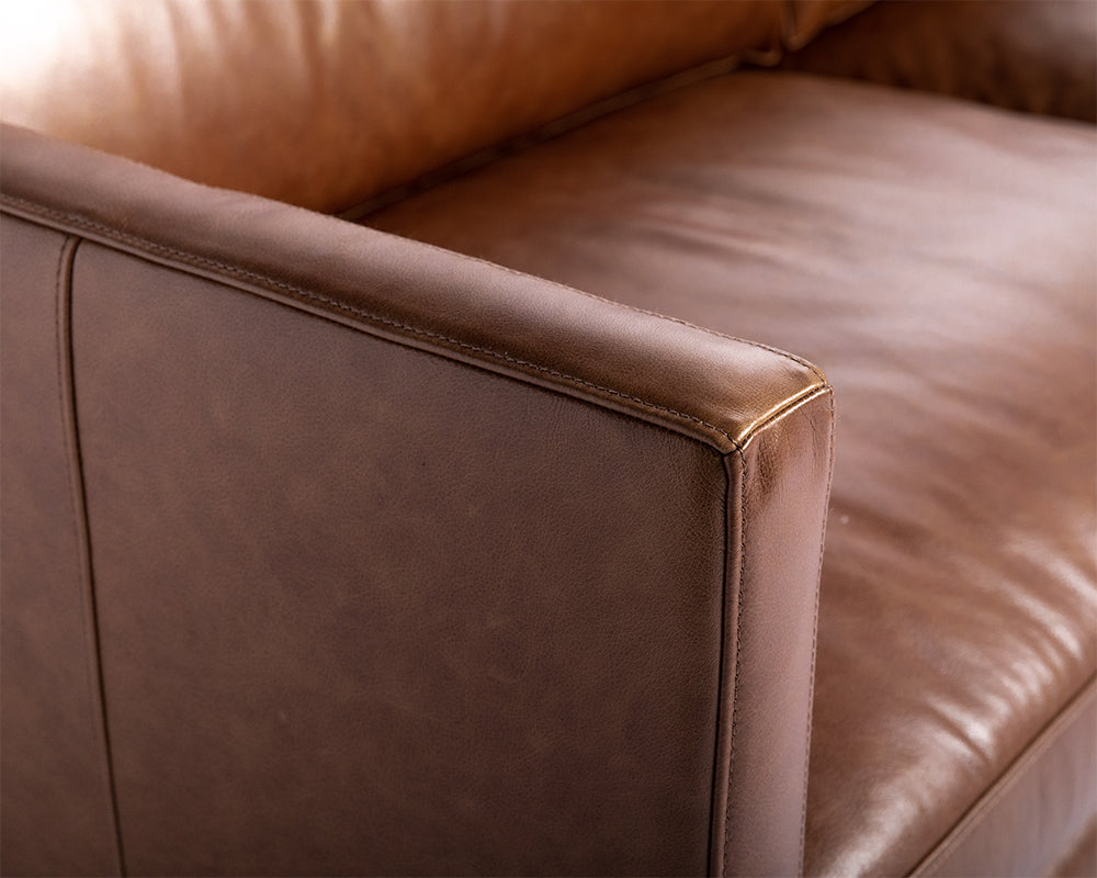 Rogers Sofa - Shalimar Tobacco Leather