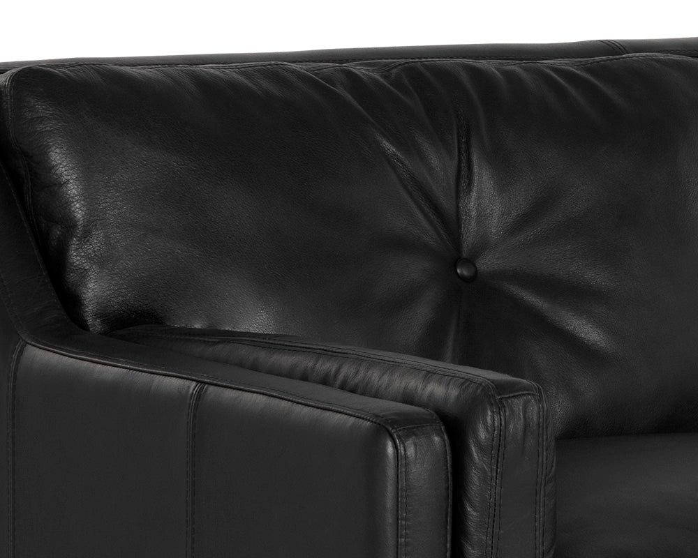 Benton Sofa - Behike Ebony Leather