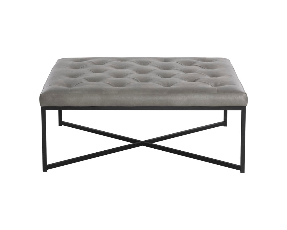 Endall Ottoman - Black - Bravo Metal