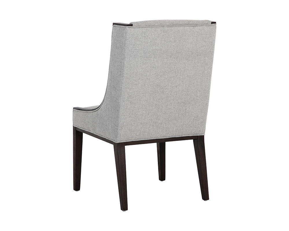 Idalia Dining Chair - Brown - Belfast Heather Grey