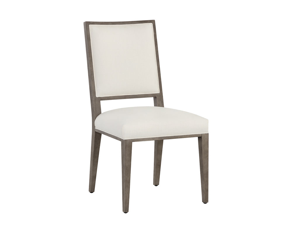 Aurelia Dining Chair - Ash Grey - Linoso Ivory