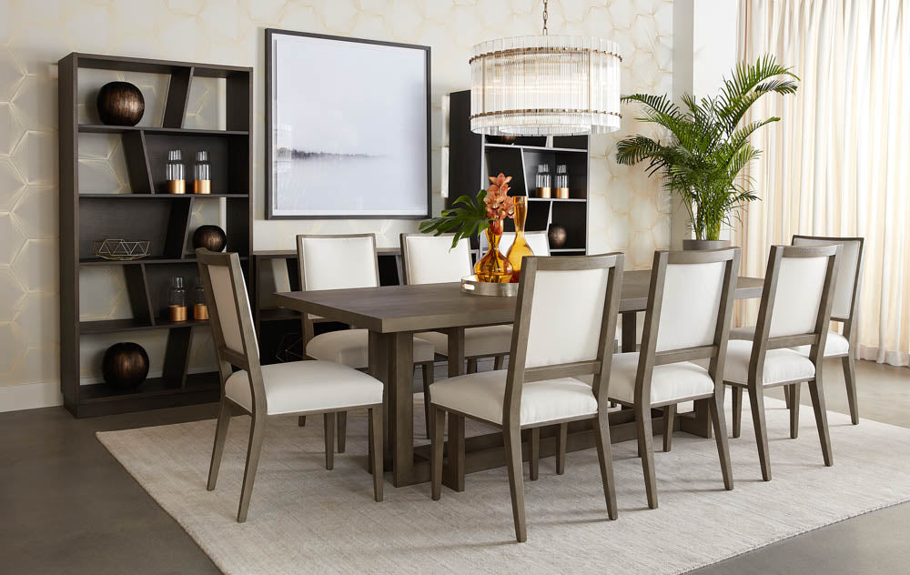 Aurelia Dining Chair - Ash Grey - Linoso Ivory