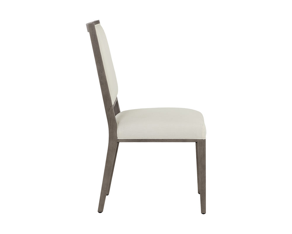 Aurelia Dining Chair - Ash Grey - Linoso Ivory